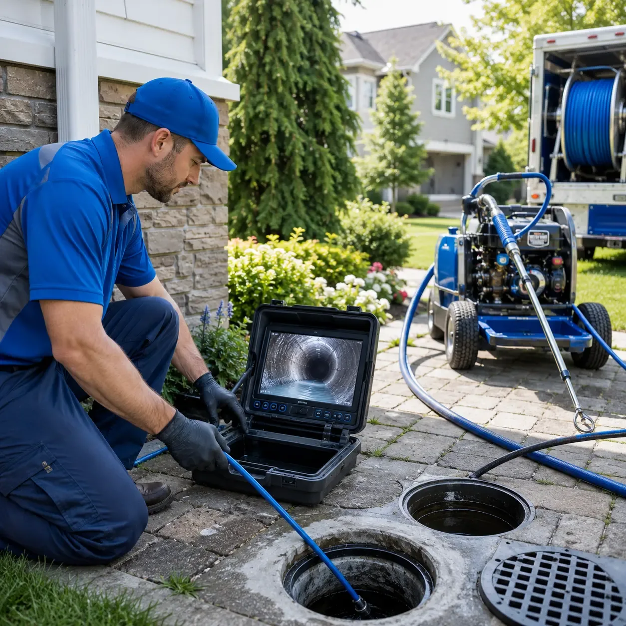 Outdoor drain cleaning professionals serving Warren, NJ