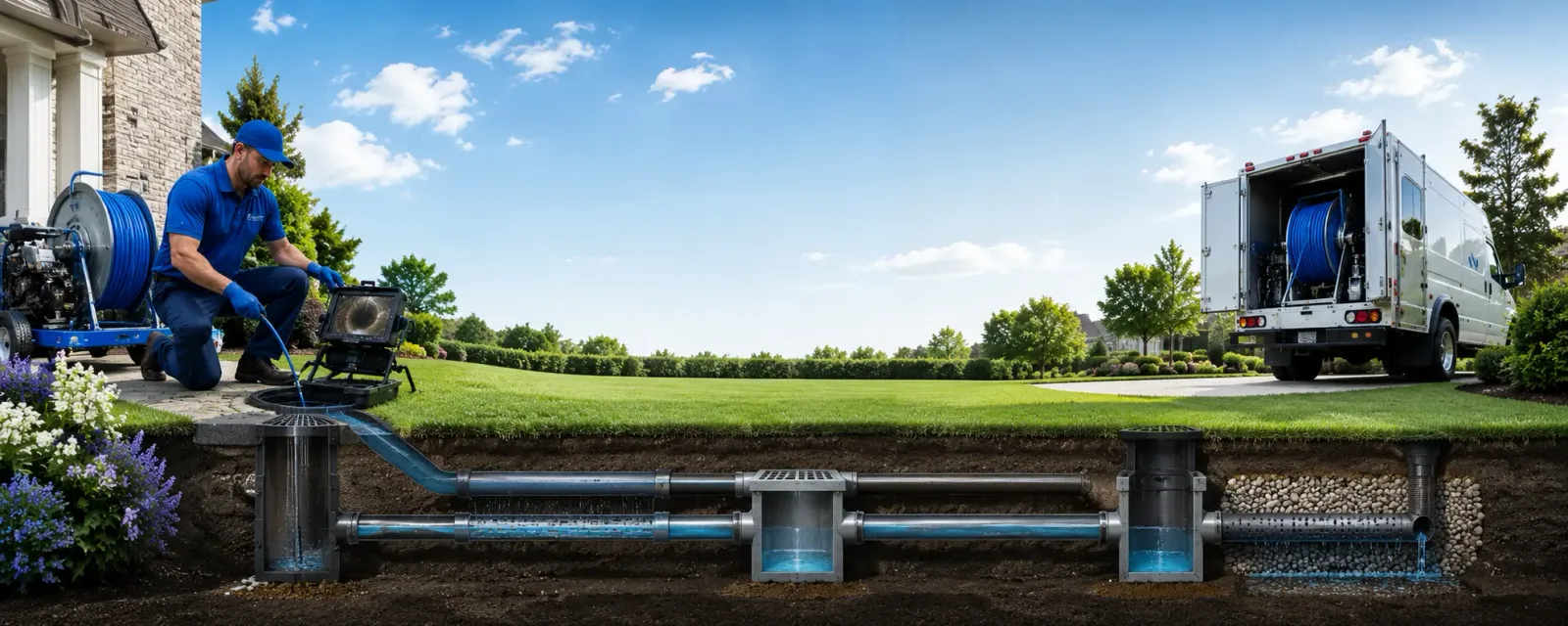 Outdoor drain cleaning information for Warren, NJ